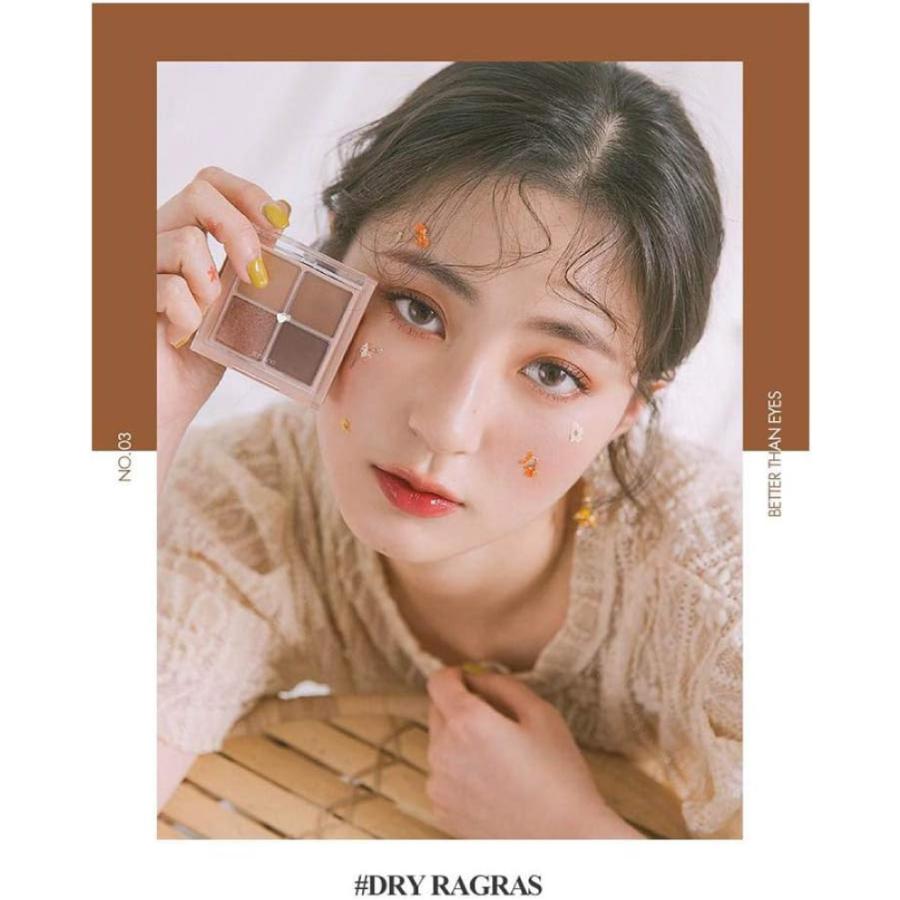 ロムアンド rom&nd ベターザンアイズ アイシャドウ 03 ドライラグラス(韓国コスメ アイシャドウ 正規取扱店 ) 送料無料 | rom＆nd | 04
