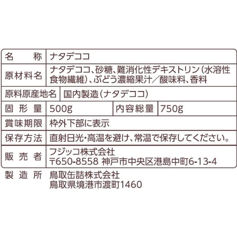 送料無料 フジッコ 国内産 ナタデココ 500g ×20個（業務用 0236） | フジッコ | 03