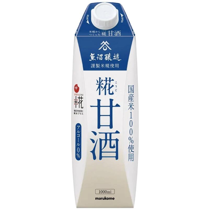 送料無料 マルコメ プラス糀 米糀からつくった糀甘酒 LL 1000ml 紙パック×2箱【12本】 | プラス糀 糀甘酒 | 01
