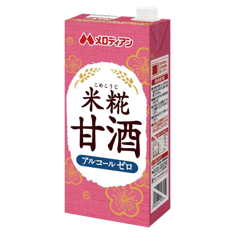 送料無料 メロディアン 米糀 甘酒 1000ml×3箱【18本】（こめこうじ） |  | 01