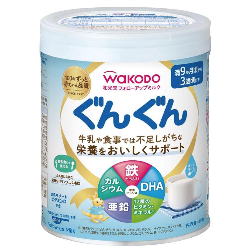 和光堂 フォローアップミルク ぐんぐん 300g ×1缶(粉ミルク) | ぐんぐん | 01