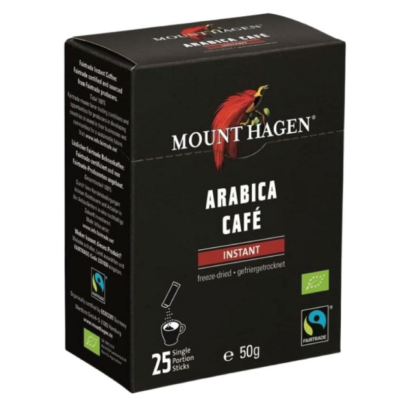 送料無料 マウントハーゲン オーガニック フェアトレード インスタントコーヒー スティック 50g(2gx25本)　×2個(有機コーヒー 有機コーヒー豆) | MOUNT HAGEN | 01