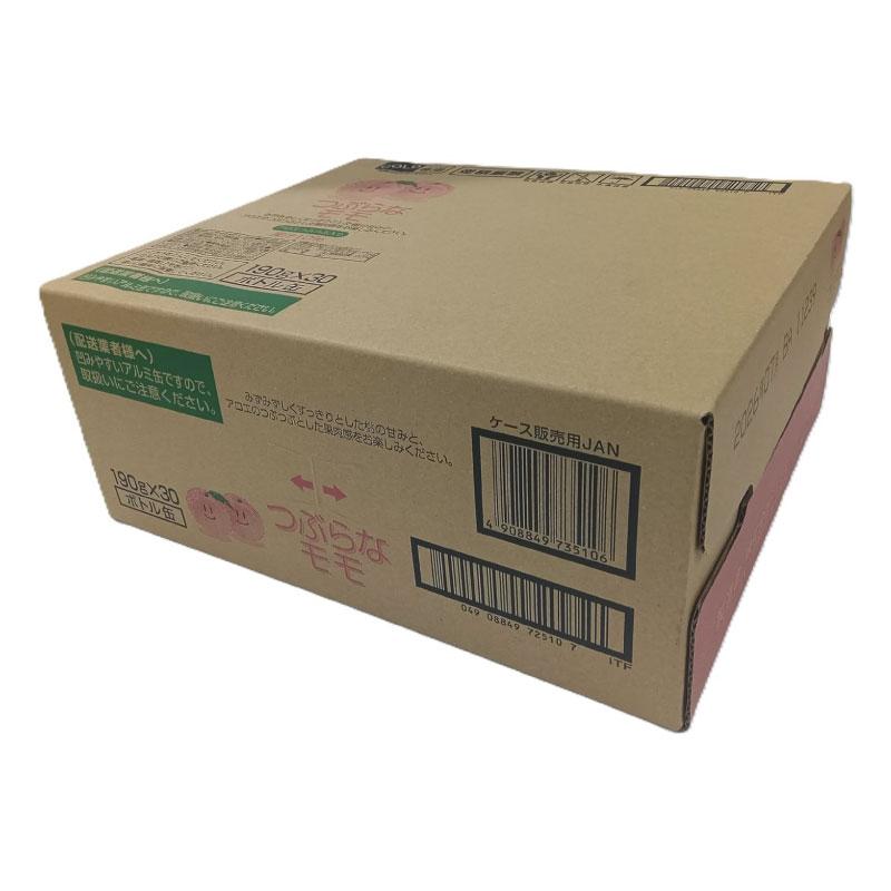 送料無料 JAフーズおおいた つぶらなモモ 190g ×1箱【30本】（桃ジュース つぶらなもも） | つぶらな | 02