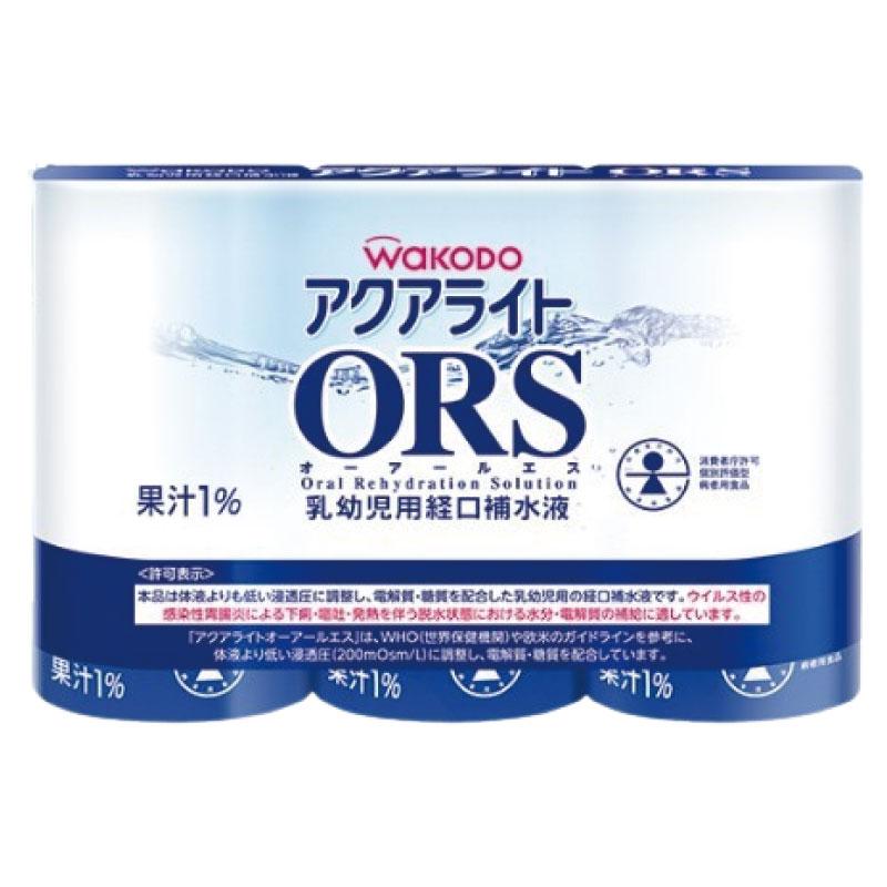 送料無料 和光堂 アクアライト オーアールエス（ORS）125ml ×36本（3本パック×12個） |  | 01