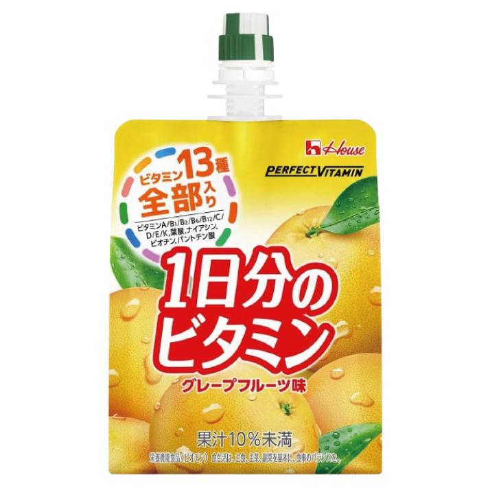 送料無料 ハウス 一日分のビタミン グレープフルーツ味 180g ×48個（perfect vitamin パーフェクトビタミン） | ハウスウェルネスフーズ | 02