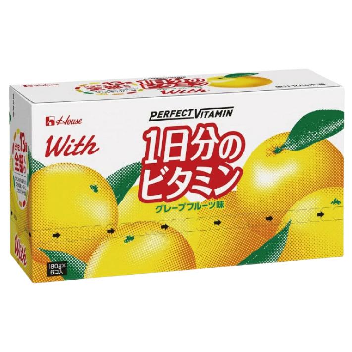 送料無料 ハウス 一日分のビタミン グレープフルーツ味 180g ×72個（perfect vitamin パーフェクトビタミン） | ハウスウェルネスフーズ | 03