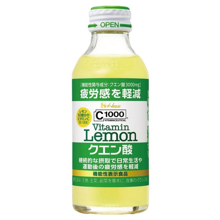 送料無料 ハウス C1000 ビタミンレモン クエン酸 140ml×60本（vitamin lemon House 疲労感を軽減） | C1000 | 02