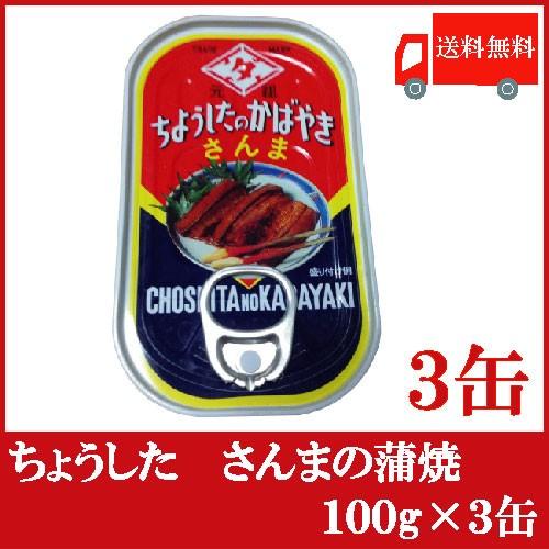 ちょうした さんまの蒲焼 缶詰 100g 3缶 送料無料 ポイント消化 クイックファクトリー 通販 Paypayモール
