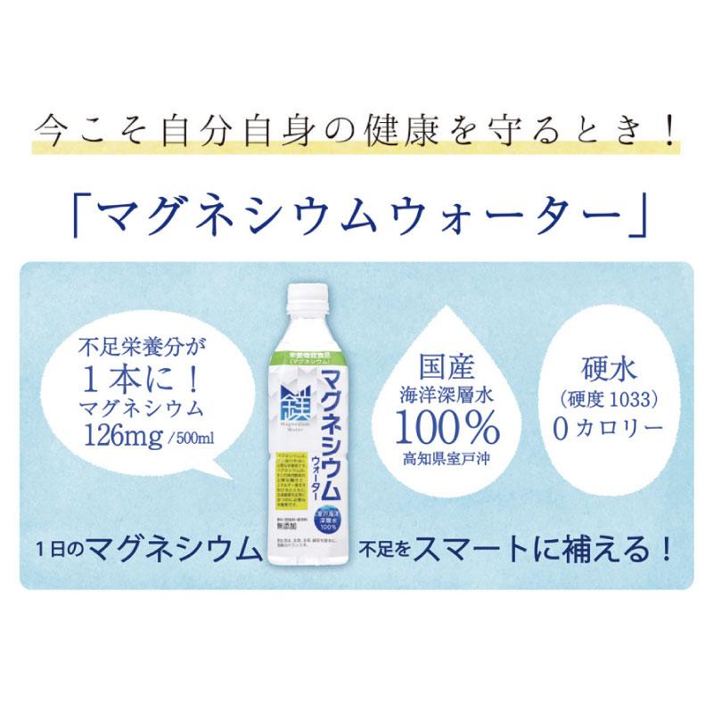 送料無料 赤穂化成 マグネシウムウォーター 500ml ×1箱【24本】 | 赤穂化成 | 02