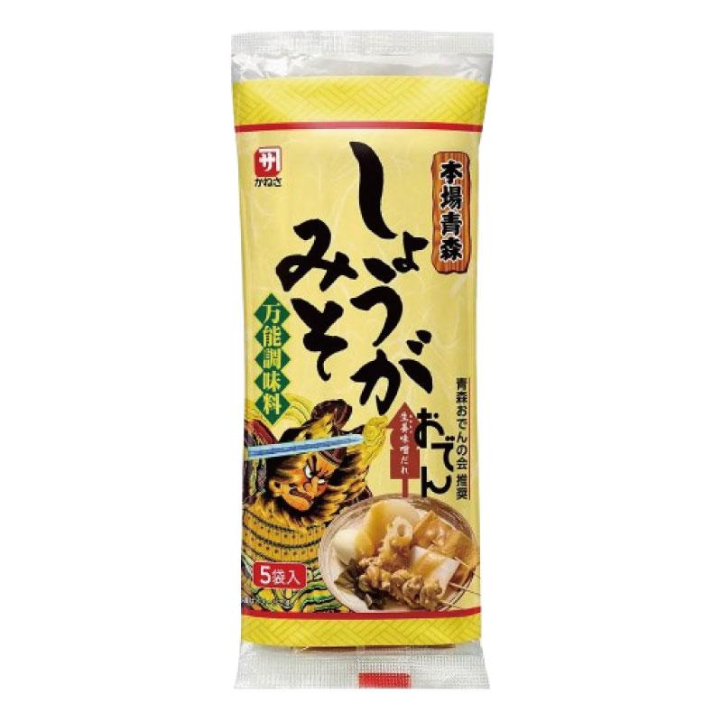 送料無料 かねさ 本場青森しょうがみそ 100ｇ(20g×5袋)×3個 | かねさ | 01