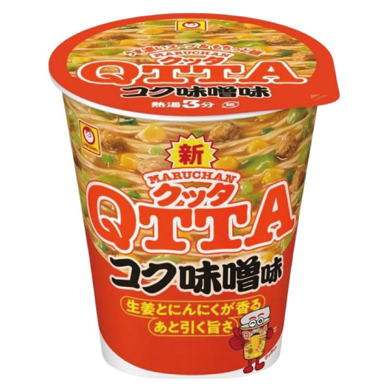 マルちゃん ＱＴＴＡ コク味噌味 82g ×12個【1箱】（東洋水産 クッタ みそ味 QTTA） | マルちゃん | 01
