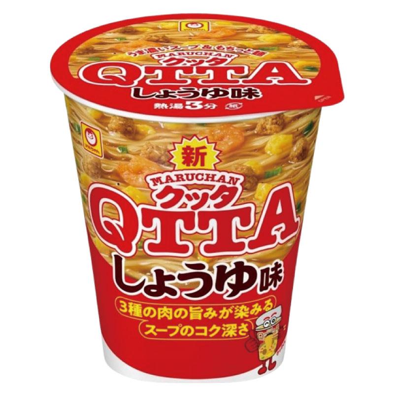 送料無料 マルちゃん ＱＴＴＡ しょうゆ味 74g ×24個【2箱】（東洋水産 クッタ 醤油味 QTTA） | マルちゃん | 01