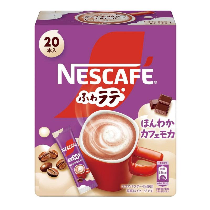 送料無料 ネスレ ネスカフェ エクセラ ふわラテ ほんわか カフェモカ (7.2g×20P) ×12箱 | ふわラテ | 01