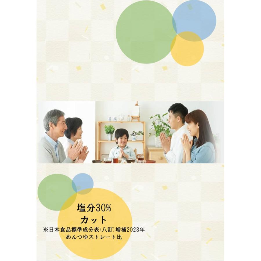 送料無料 ヤマキ お塩ひかえめ そうめんつゆ ストレート 500ml ×6本（健康 減塩） | ヤマキ | 06