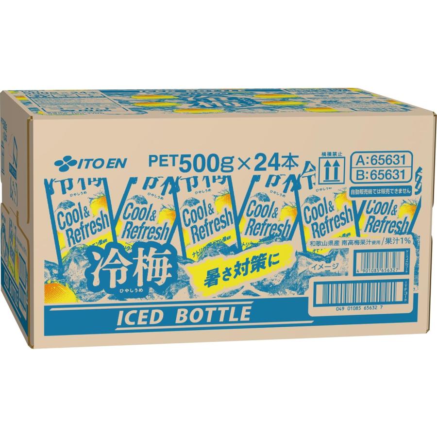 送料無料 伊藤園 冷梅 500g (冷凍兼用ボトル) ペットボトル×48本 | 伊藤園 | 05