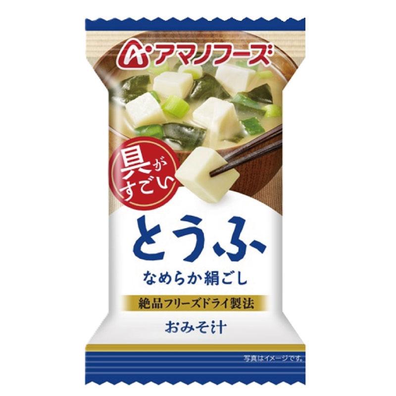 送料無料 アマノフーズ いつものおみそ汁 とうふ 8.6g ×20食 | いつものおみそ汁 | 01