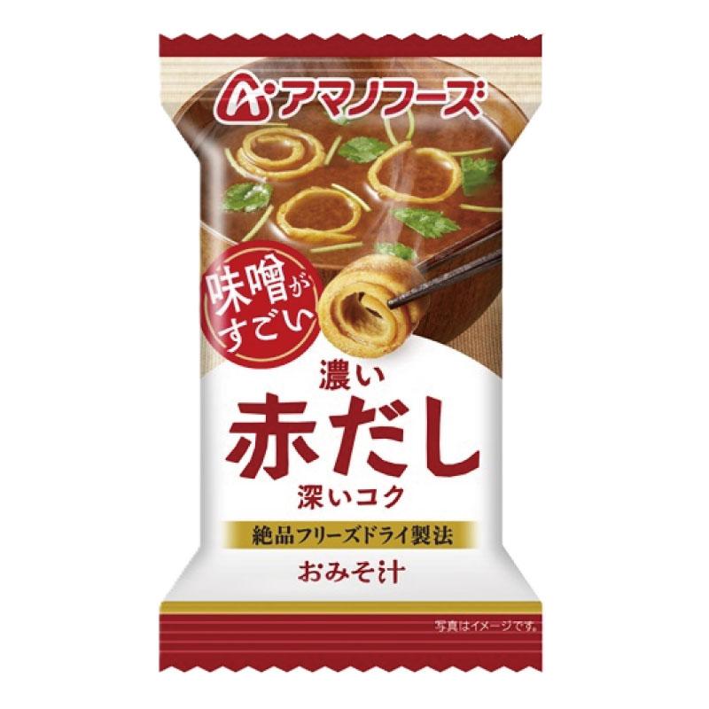 送料無料 アマノフーズ いつものおみそ汁 赤だし 8.4g ×30食 | いつものおみそ汁 | 01