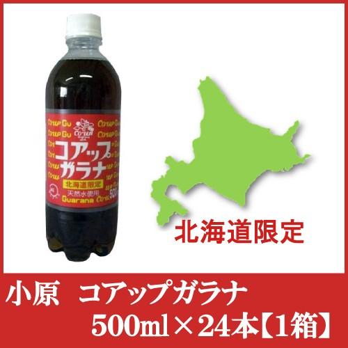 北海道限定　オバラ コアップガラナ500ｍｌ×24本（1ケース）｜quickfactory