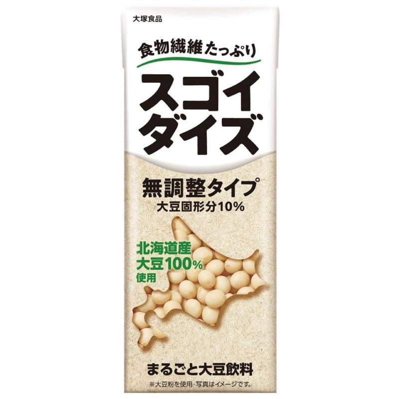 送料無料 大塚食品 スゴイダイズ 無調整タイプ 200ml×72本（まるごと大豆飲料） | 大塚食品 | 01
