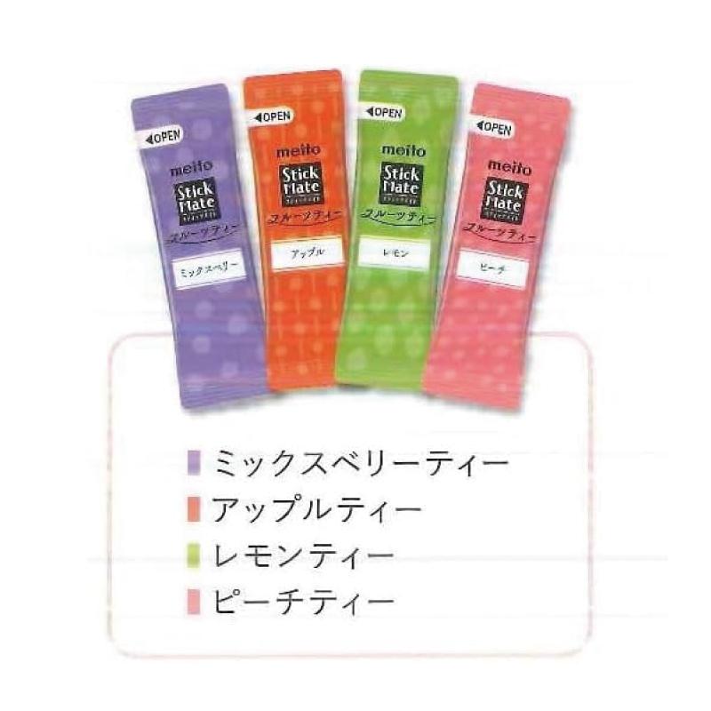 送料無料 名糖 スティックメイト フルーツティー 4種アソート 24本×1個 | meito | 02