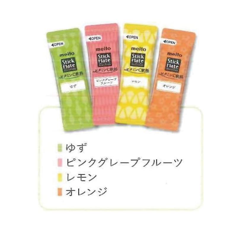 送料無料 名糖 スティックメイト ビタミンC飲料 4種アソート 20本×3個 | meito | 02