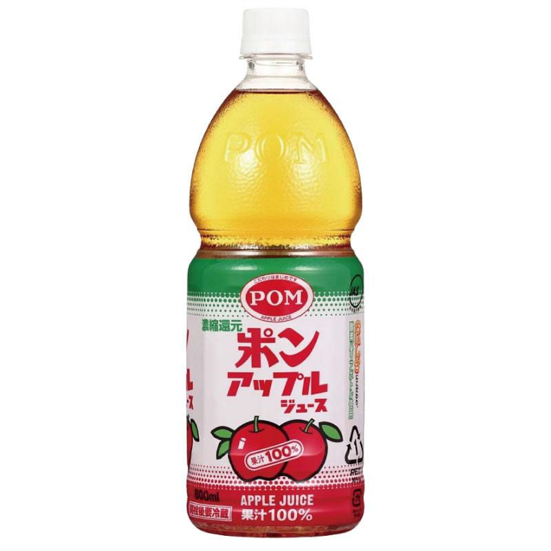 送料無料 えひめ飲料 ポンアップルジュース 800ml×1箱【6本】（POM りんご リンゴ apple） | ポンジュース | 01