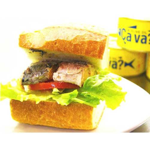 送料無料 岩手県産 サヴァ缶 国産さばのオリーブオイル漬け 170g ×6缶  [Cava? さば 缶詰 鯖缶] |  | 02
