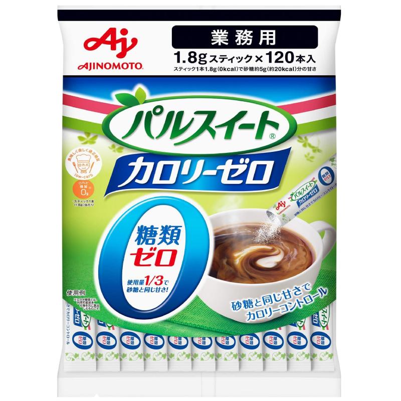 味の素 パルスイート カロリーゼロ スティック 業務用 (1.8g ×120本) ×10袋 送料無料｜quickfactory｜05