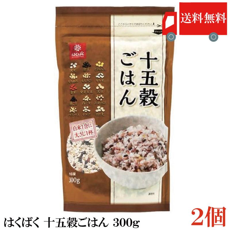 送料無料 はくばく 十五穀ごはん 300g×2個 | はくばく