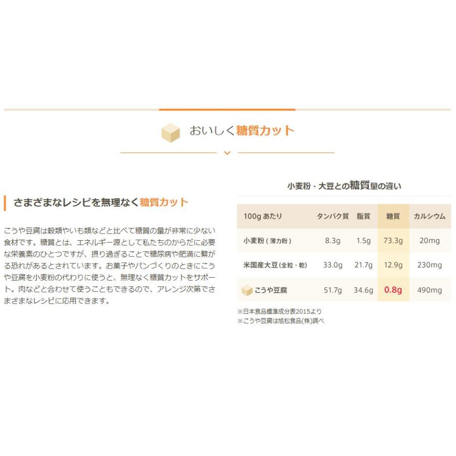 旭松食品 新あさひ豆腐 業務用 1/60 500g×1袋 (高野豆腐 とうふ トウフ) | 旭松食品 | 05