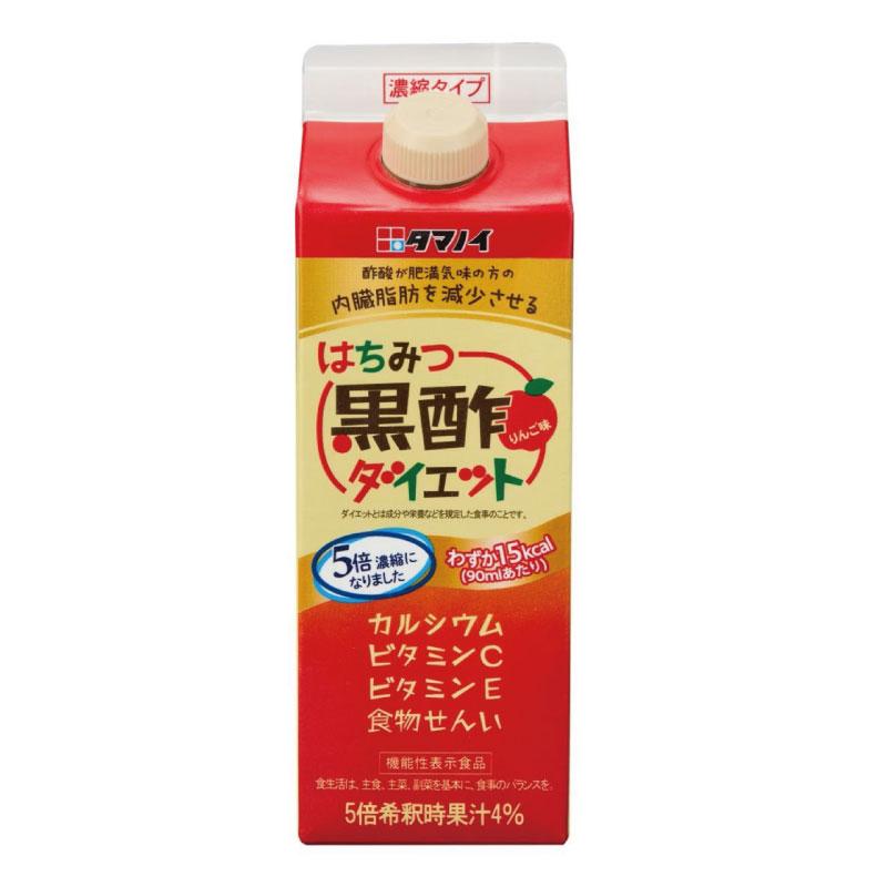 タマノイ酢 はちみつ黒酢ダイエット 5倍濃縮タイプ 500ml×3本【機能性表示食品】 |  | 01