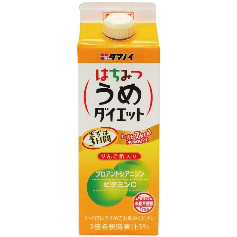 送料無料 タマノイ酢 はちみつ 梅 ダイエット 5倍濃縮タイプ 500ml ×6本 |  | 01