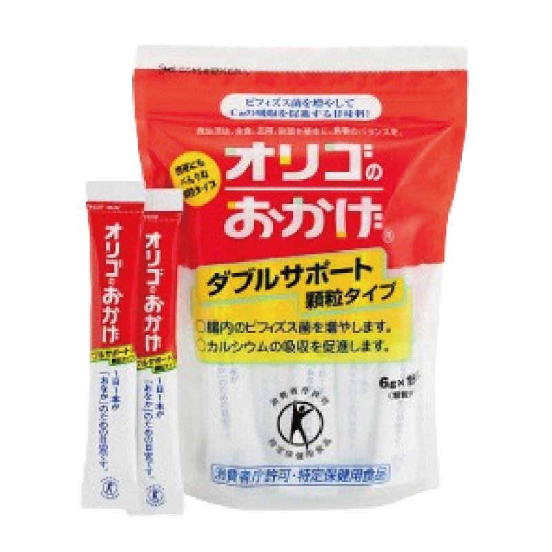 送料無料 パールエース オリゴのおかげ ダブルサポート 顆粒タイプ (6g×15本)×4個 | パールエース | 01