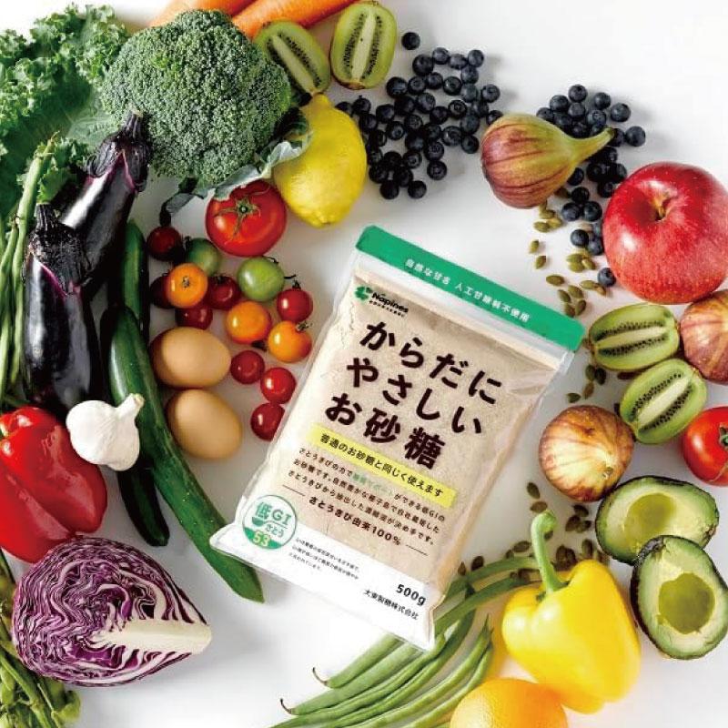 送料無料 大東製糖 からだにやさしいお砂糖 500g ×1袋(きび砂糖 サトウキビ) | 大東製糖 | 05