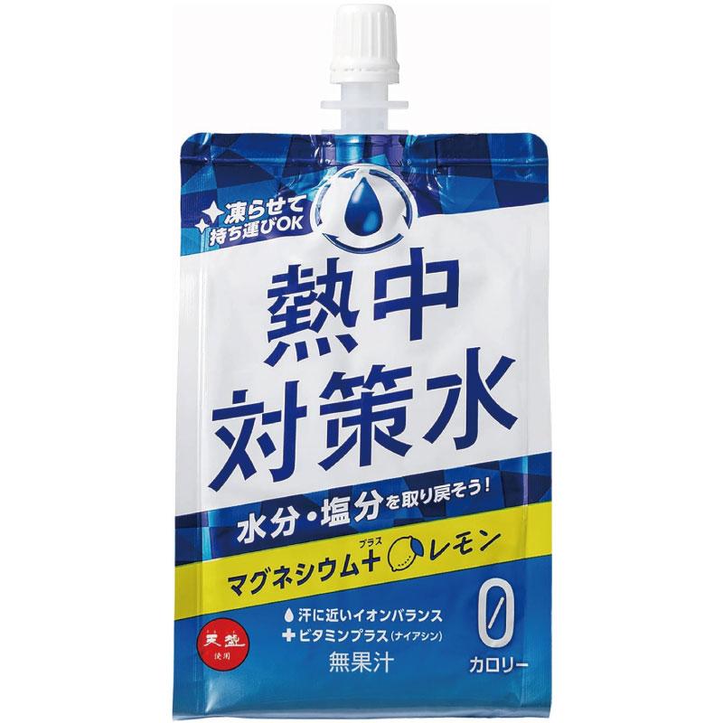 送料無料 赤穂化成 熱中対策水パウチ レモン 300g　×3箱【90個】 | 赤穂化成 | 01