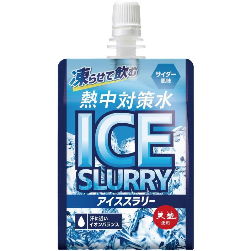 送料無料 赤穂化成 熱中対策水 アイススラリー サイダー風味 熱中症 120g×30本×4ケース (120本) まとめ買い | 赤穂化成 | 01