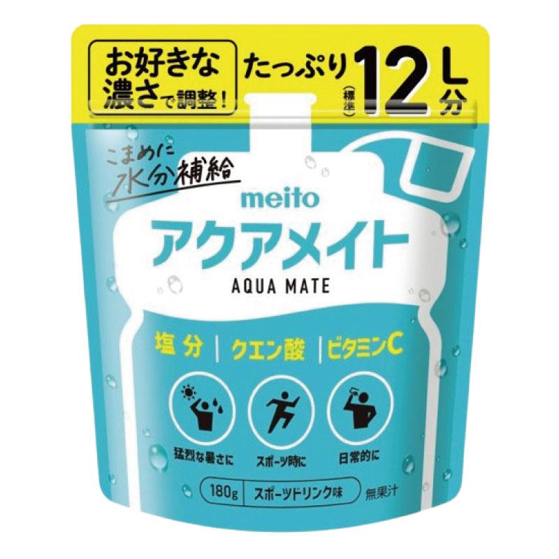 送料無料 名糖 アクアメイト （スポーツドリンク味） 180g×1個（メイトー meito aqua mate） | meito | 01