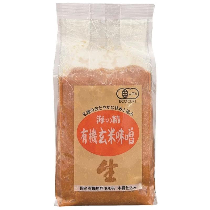 海の精 国産 特別栽培 有機玄米味噌 1kg | 海の精 | 01