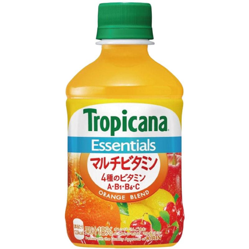 送料無料 キリン トロピカーナ エッセンシャルズマルチビタミン 280ml ×1箱【24本】 | トロピカーナ エッセンシャルズ | 01