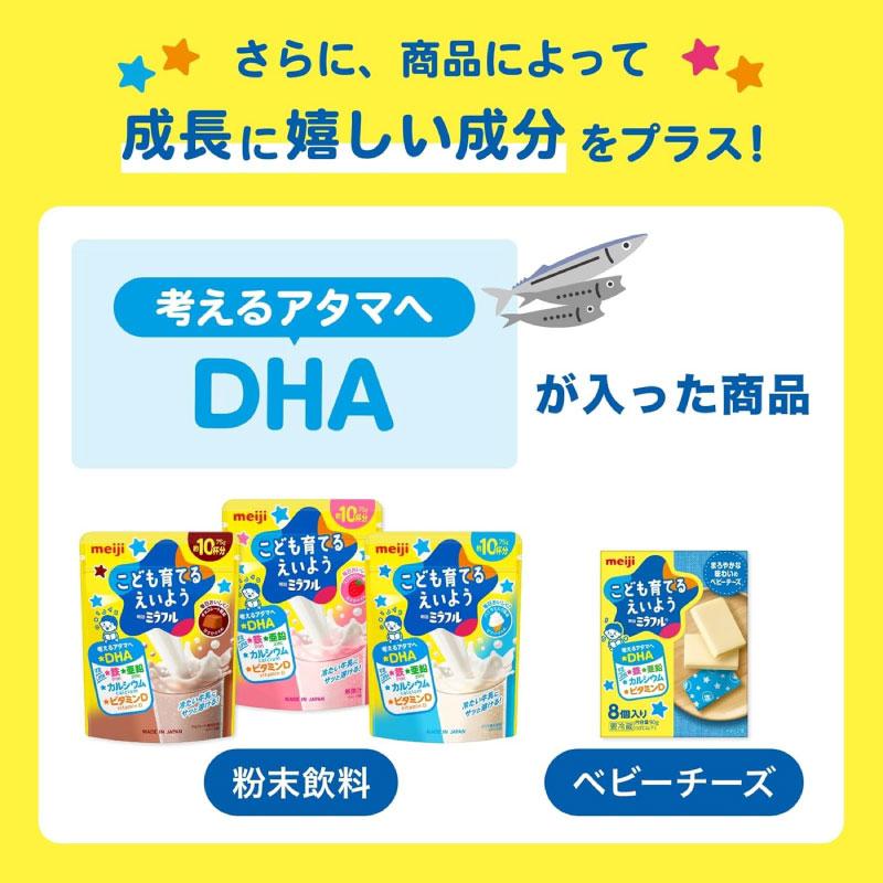 送料無料 明治 ミラフル 粉末飲料 チョコレート風味 75g（約10杯分）×2袋 | 明治 | 05