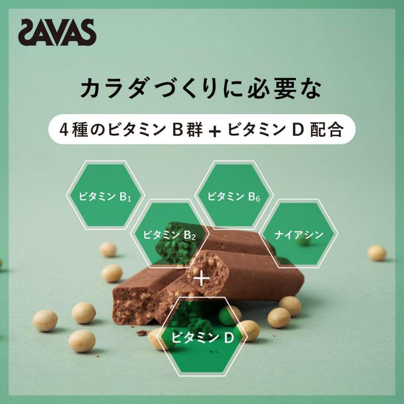 送料無料 ザバス ソイ プロテインバー ビターチョコレート味 45g×72本 まとめ買い（savas protein bar Soy） | 明治 | 05