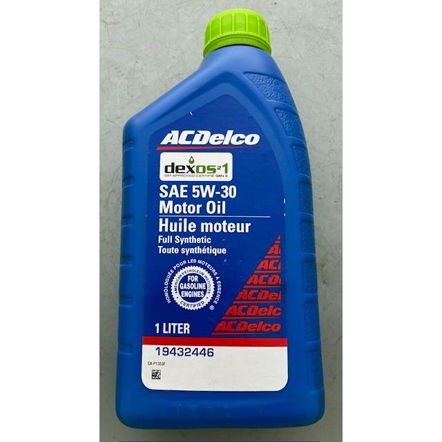 GM純正♪ 19432446 ACデルコ 5W30 Dexos1 エンジンオイル 1LITER