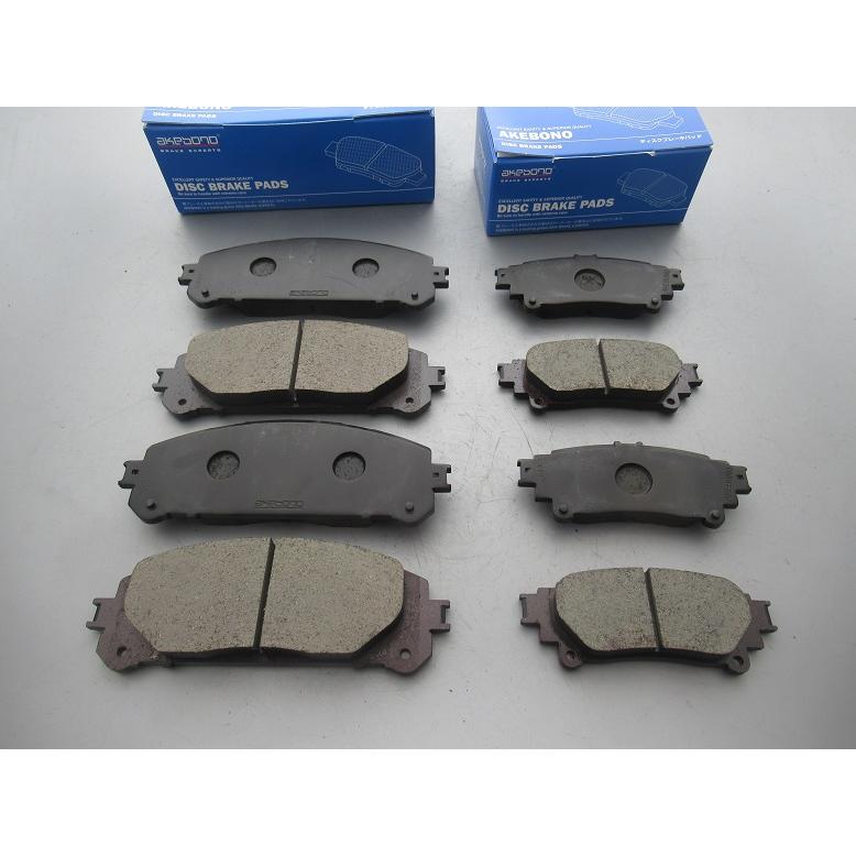 AKEBONO 11〜19 USAトヨタ シエナ ブレーキパッド フロント リア