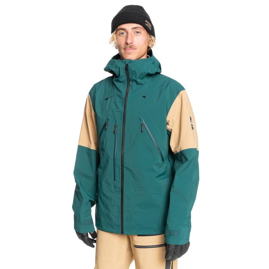スノーボード Quiksilver HIGHLINE PRO 3L GORE-TEX JK Quiksilver Highline Pro GORE-TEX 3L Jacket - Men's - Men
