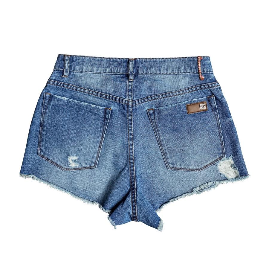 ロキシー（ROXY） ハイウエストデニムショートパンツ Womens