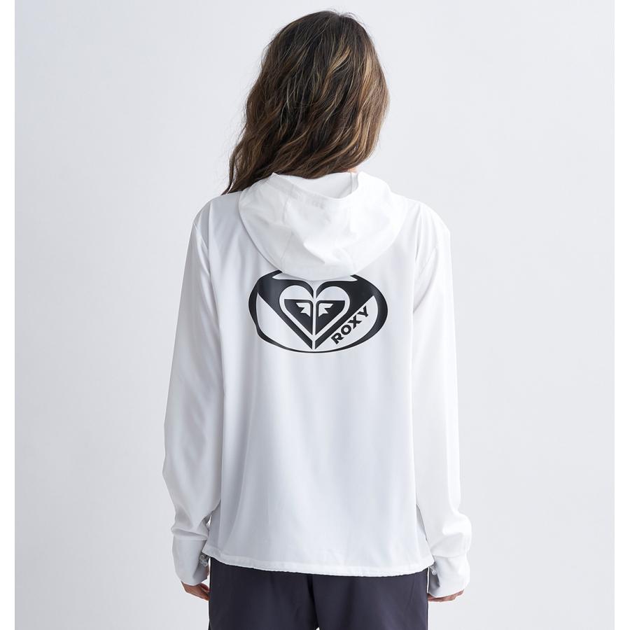 ロキシー ROXY  AIROSAMENTE HOODIE RASH   ラッシュガード Womens サーフィン 水泳 ビーチウェア｜quiksilver-online｜02