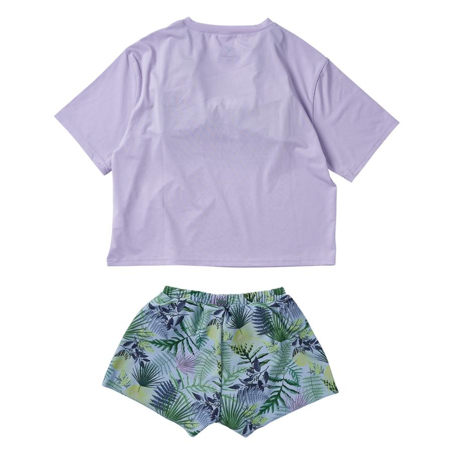 ロキシー ROXY  キッズ MINI SIMPLY BOTANICAL  ラッシュTシャツ付き 水着 3点セット Kids Swimwear｜quiksilver-online｜02