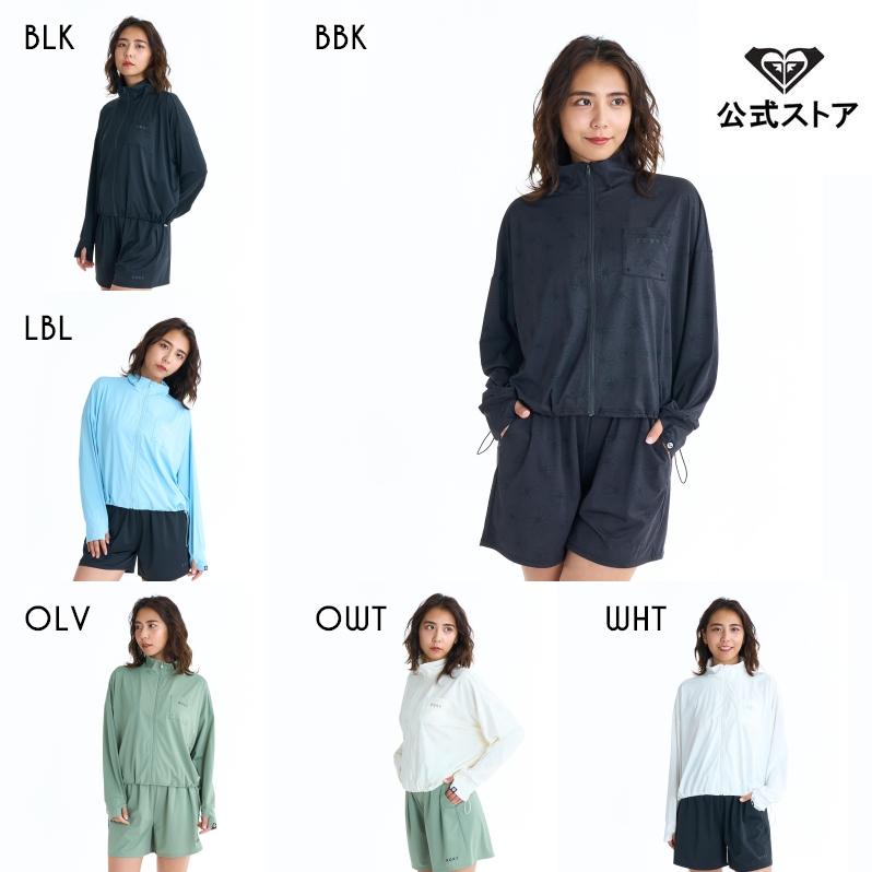 ROXY（ロキシー） AUROLA STAND ジップ ラッシュ ラッシュガード