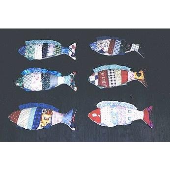 初心者向け】可愛いアイピロー【パッチワークキット】/魚 初心者向け】可愛いアイピロー【パッチワークキット】/魚
