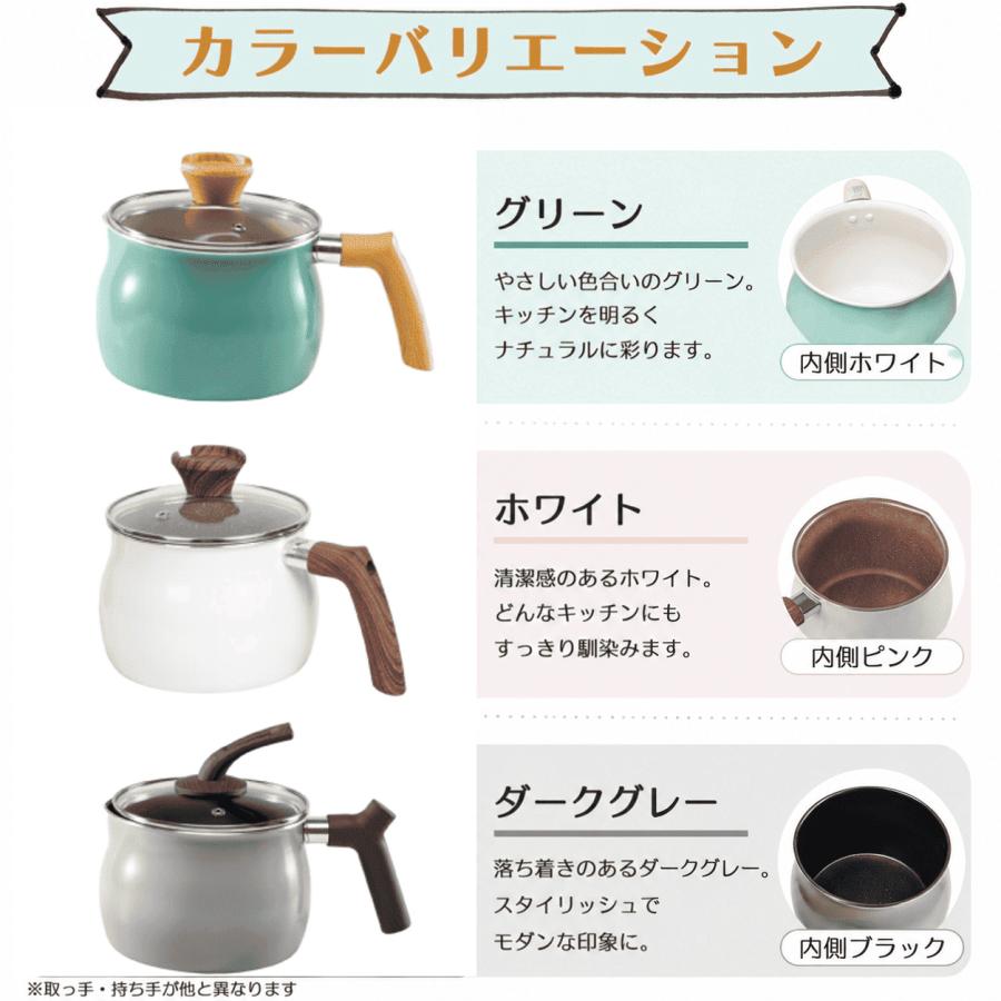 丁度良い大きさ 1台7役 片手鍋 マルチポット 15cm 2.5L IH & ガス火